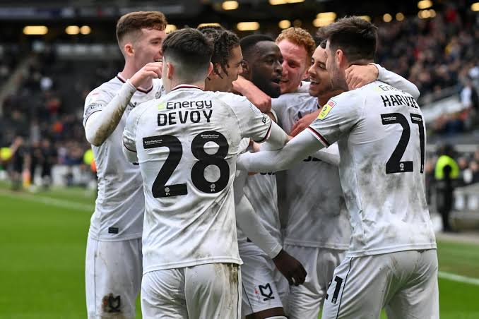 Exclusively MK Dons prolific super star so desperate to make the different