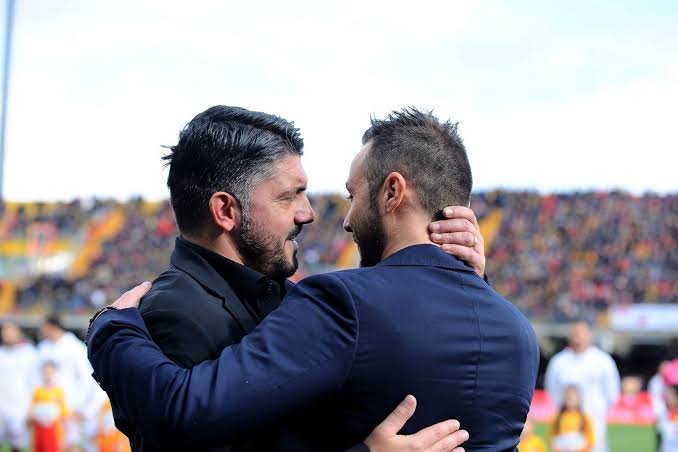 Tension quelled between Roberto De Zerbi and Ganero Gattuso as Brighton fans expects calmness from the French fans