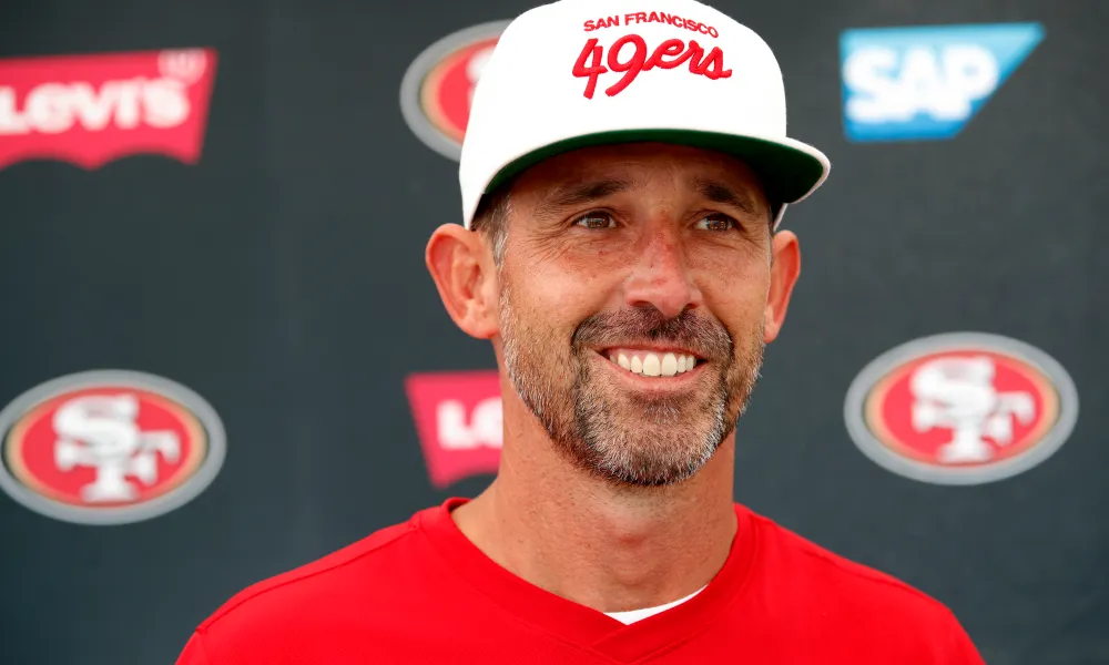 UPDATE: Kyle Shanahan’s reaction to 49ers’ Brock Purdy-George Kittle TD…