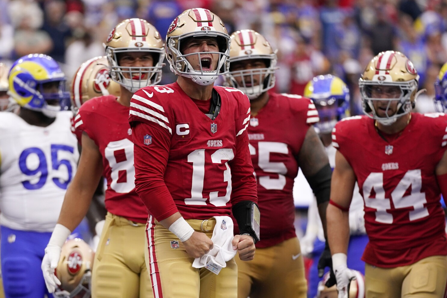 Report: 88.9 percent of 49ers star man catches have been first downs or touchdowns…