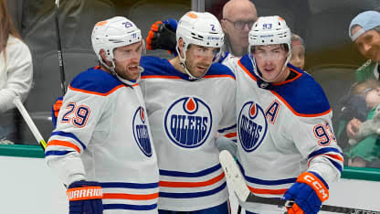 Hyman hat trick brings joy to oilers fans after a convincing win