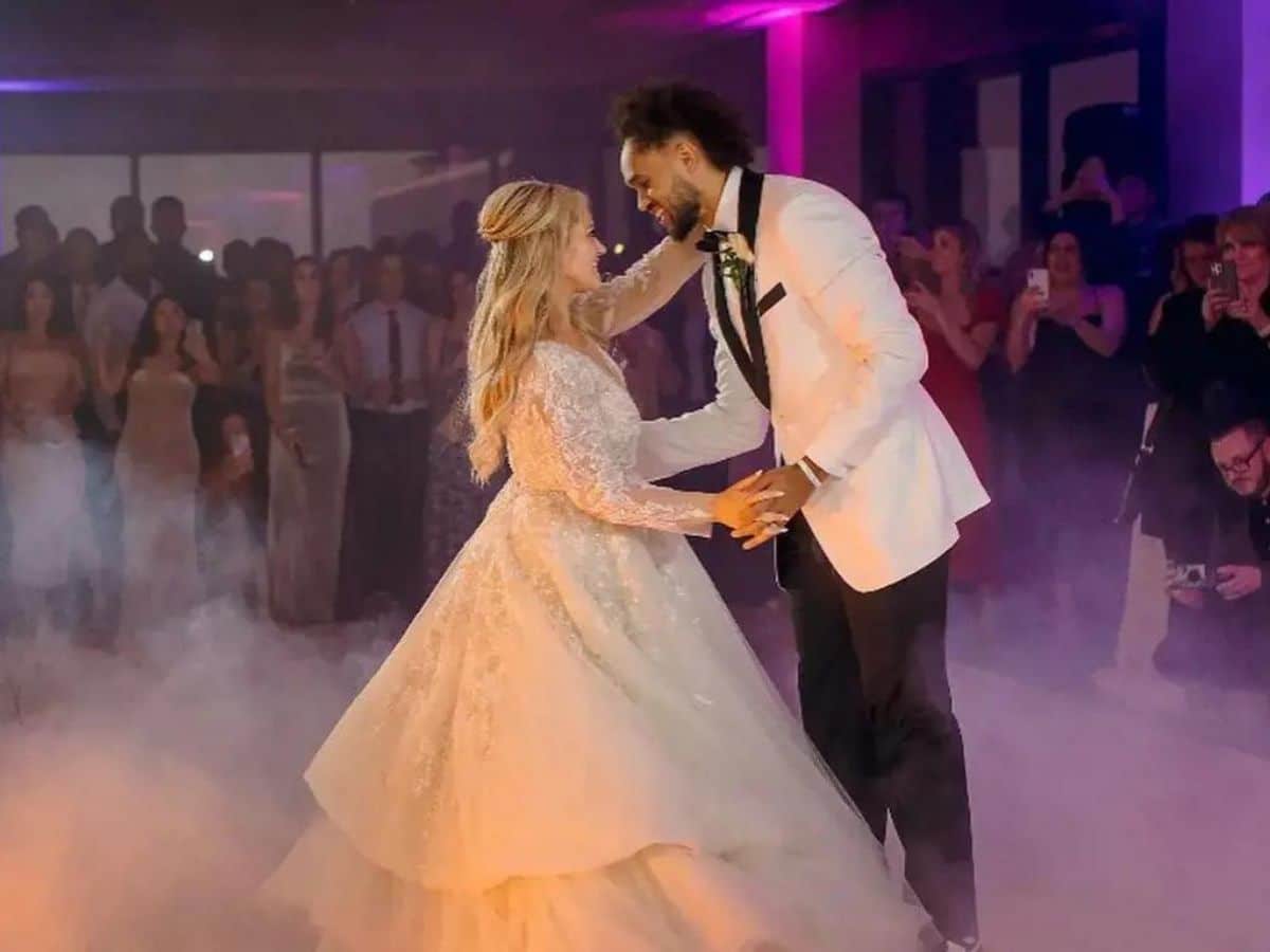 Joyous News Derrick White and His Bride Celebrate in Style The Happiest Couple in Town