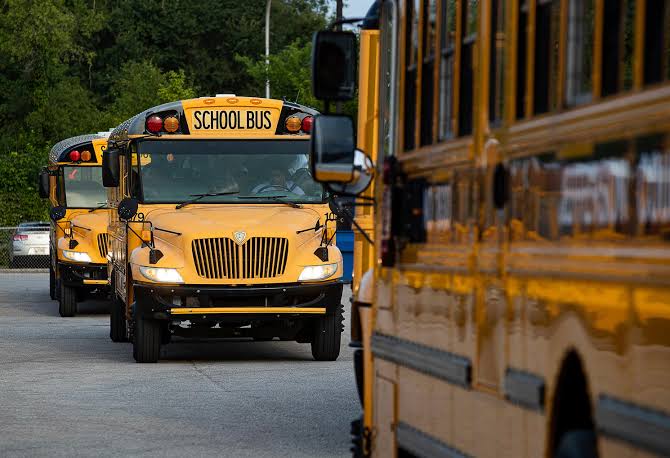 Louisville evening news: Two large school buses are being held for the alleged trafficking of children. Look into the investigation…