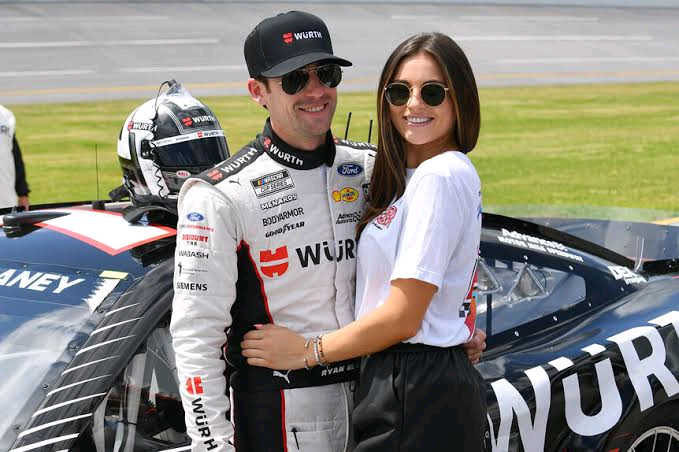 American race car driver Ryan Blaney reveals plans to celebrate his third…