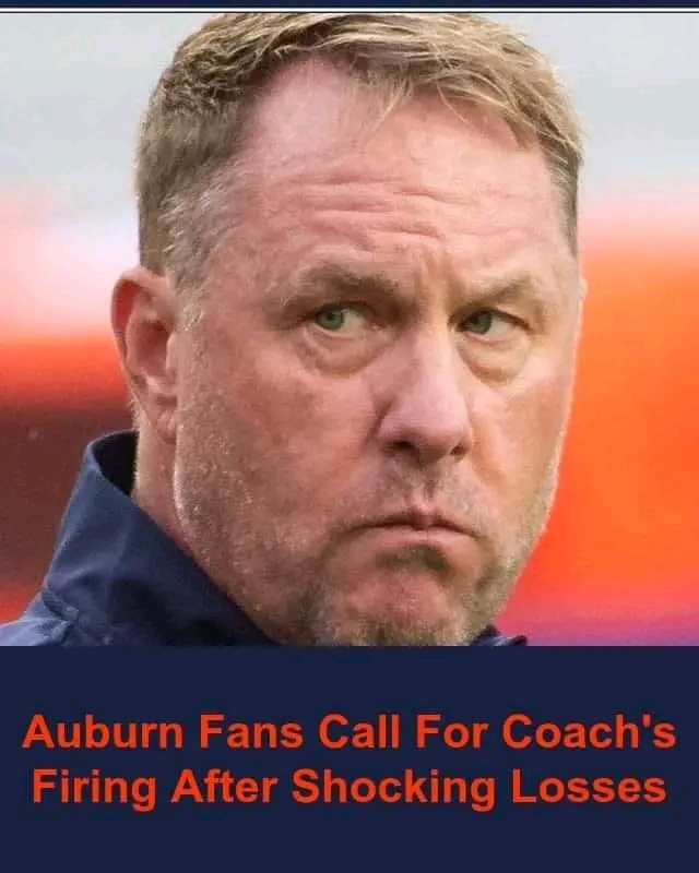 Auburn fans call for coach’s firing after shocking losses…