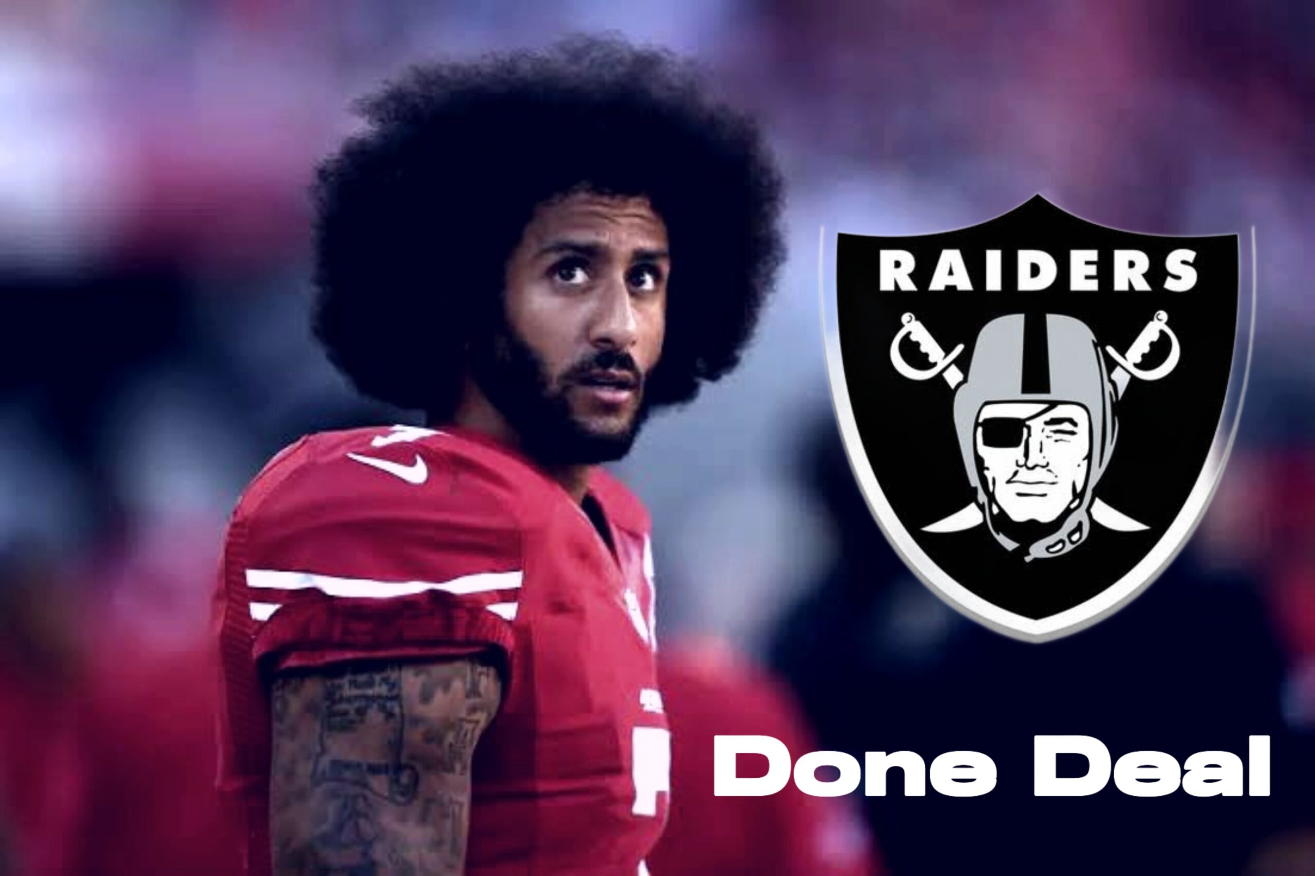 DONE DEAL: Colin Kaepernick accepted a $120 million 4-year contract with the Raiders…