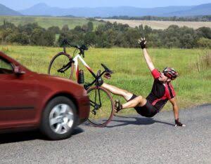 Something terrifying seems off with an American cyclist on his way back…