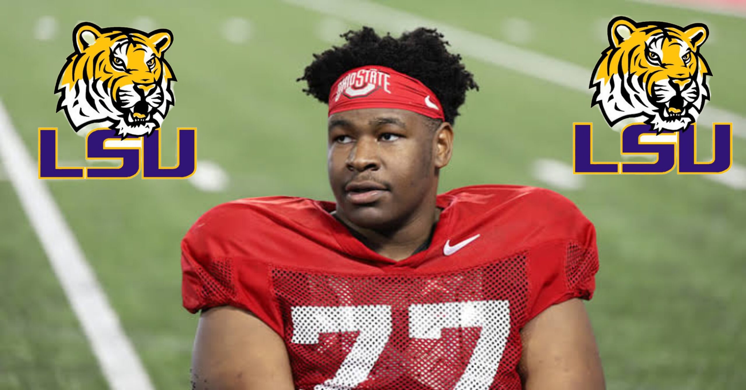 NCAA: Ohio State Offensive Lineman Tegra Tshabola Commits To The LSU Tigers…