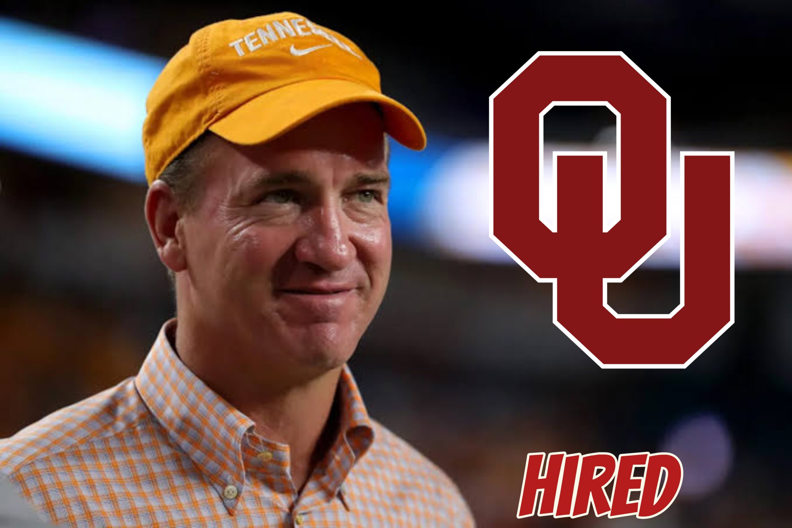 BREAKING; Oklahoma hired former Tennessee football player Peyton Manning as Sooners’ new head coach to replace Brent Venables due to…