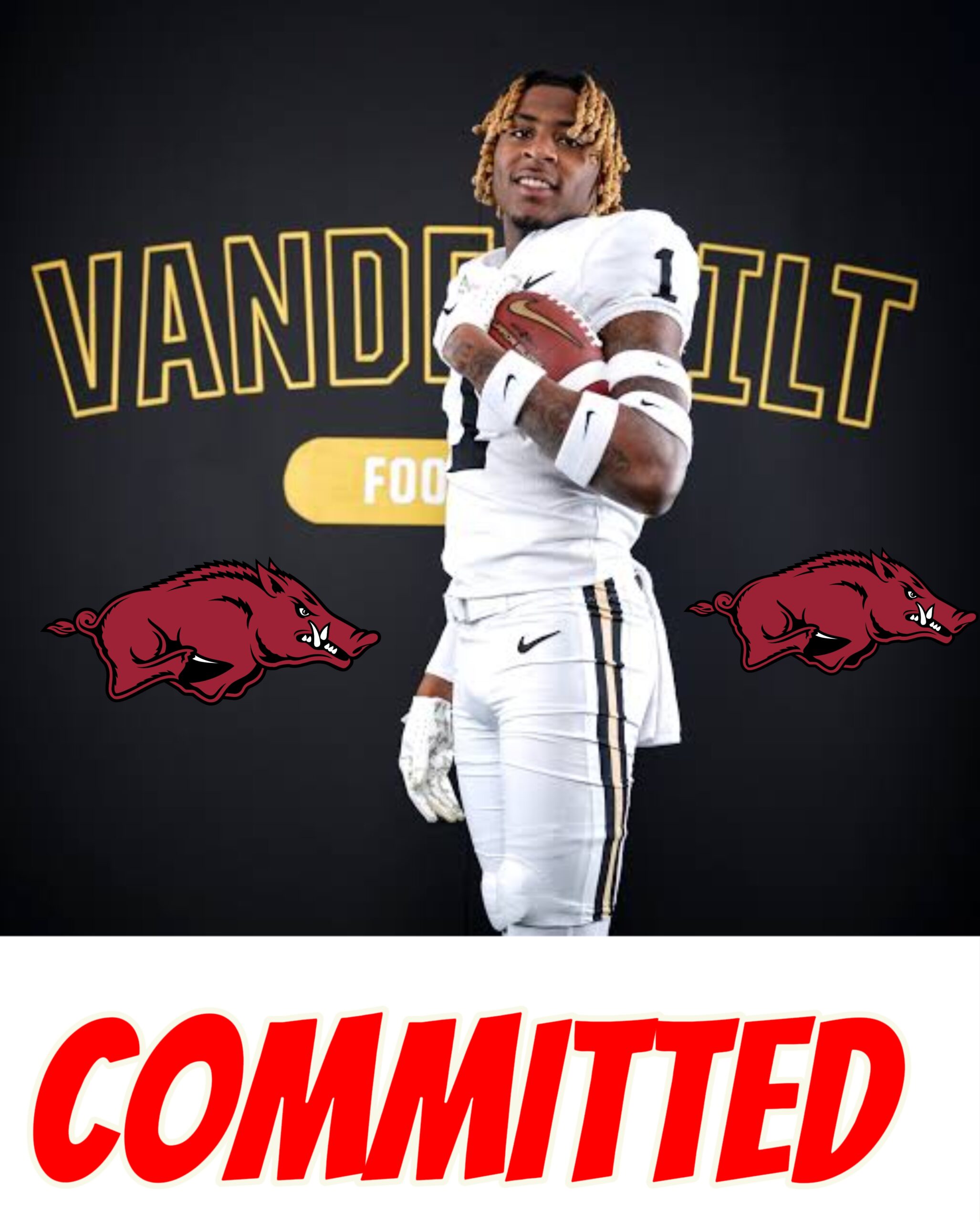 BREAKING: Vanderbilt CB Kolbey Taylor Accepted $10.4M NIL Deal to Commit to the Arkansas Razorbacks…