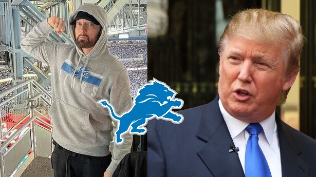 Breaking: The Detroit Lions will be the true American’s team, according to Eminem’s response to Donald Trump’s triumph…