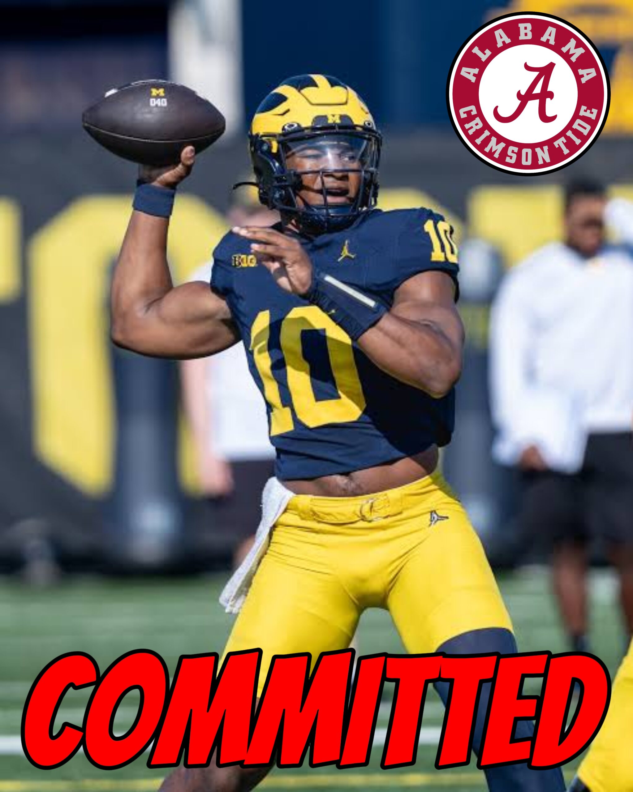 Breaking: Alex Orji Shocks Michigan With Decommitment, Flips Commitment to Alabama Over Georgia, NC State, and Others…