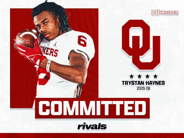 Signed: 4-Star CB Trystan Haynes flips commitment to Oklahoma Sooners…