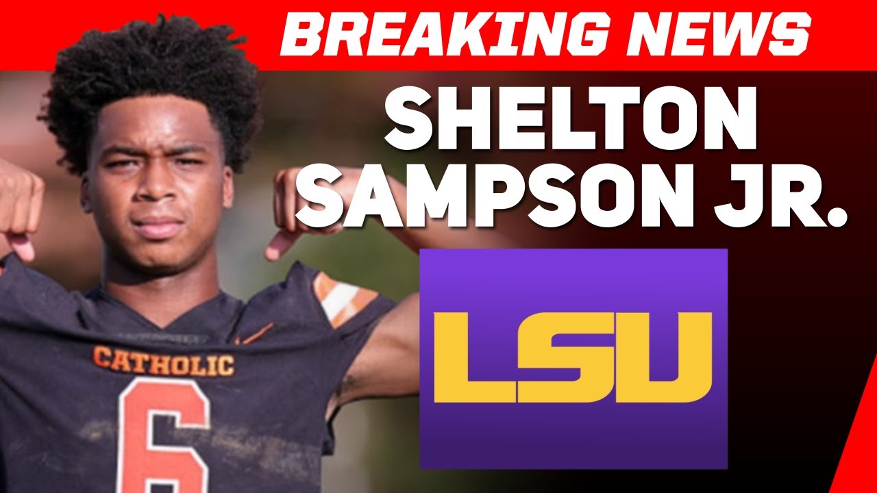 Breaking: Four-star wide receiver Shelton Sampson Jr. has Decommitted from LSU after recovering from an injury and making a pledge not to…