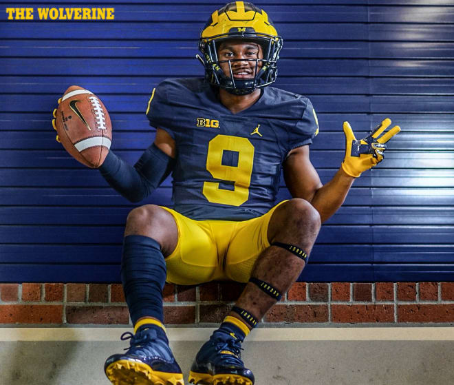 Malcolm Greene Discusses His Visit to Michigan Wolverines Football Recruiting as an…