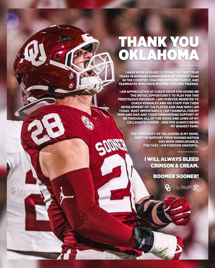 Breaking: “Danny Stutsman Expresses Gratitude to Team Oklahoma Sooners for Shaping His Growth. He also explains…👇👇👇