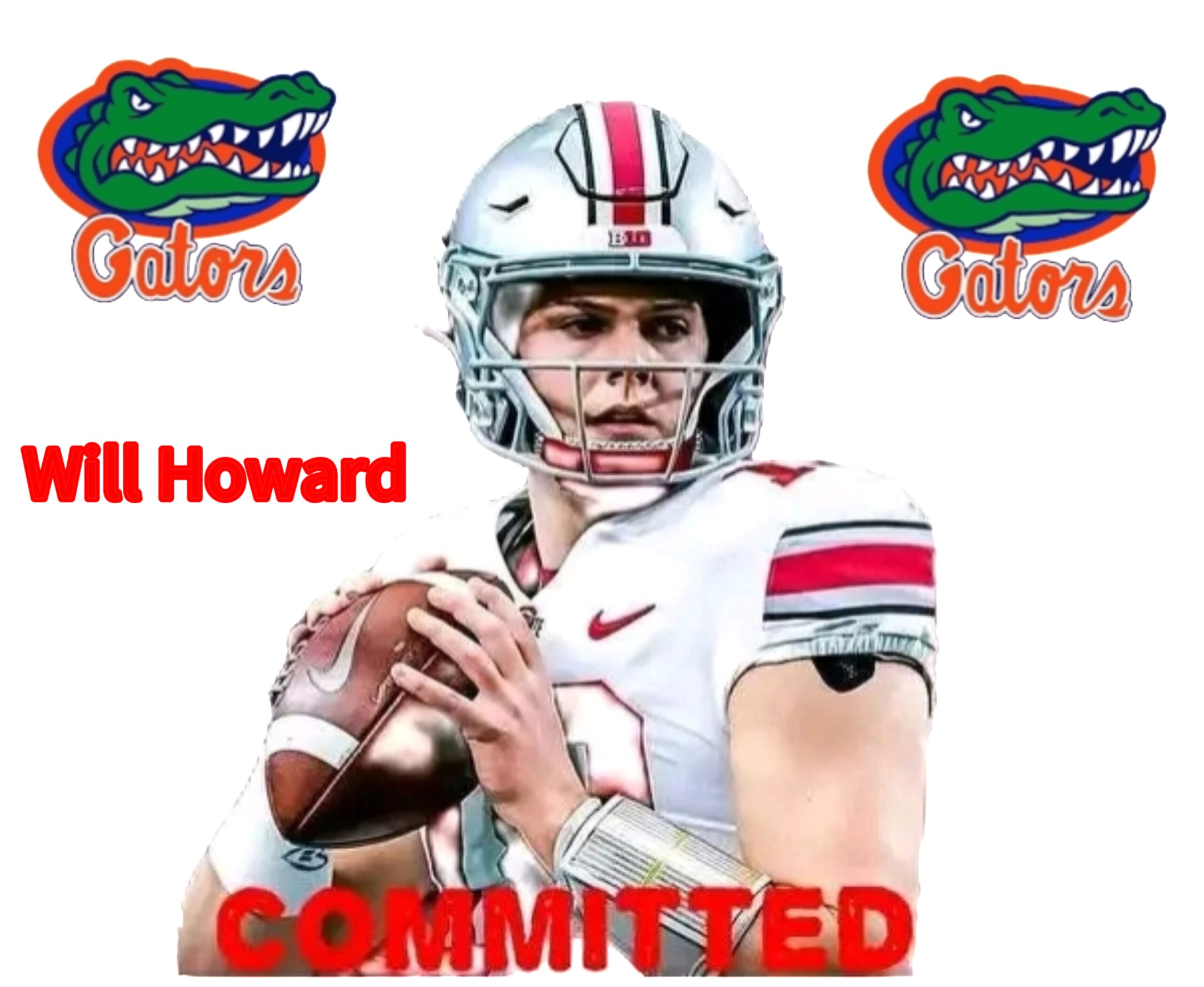 Breaking news: 5-star quarterback Will Howard 6’4 236 lbs decommits from the Ohio State Buckeyes and chooses Florida Gators over the Oklahoma Sooners and Georgia Bulldogs. Welcome to the Gators family…