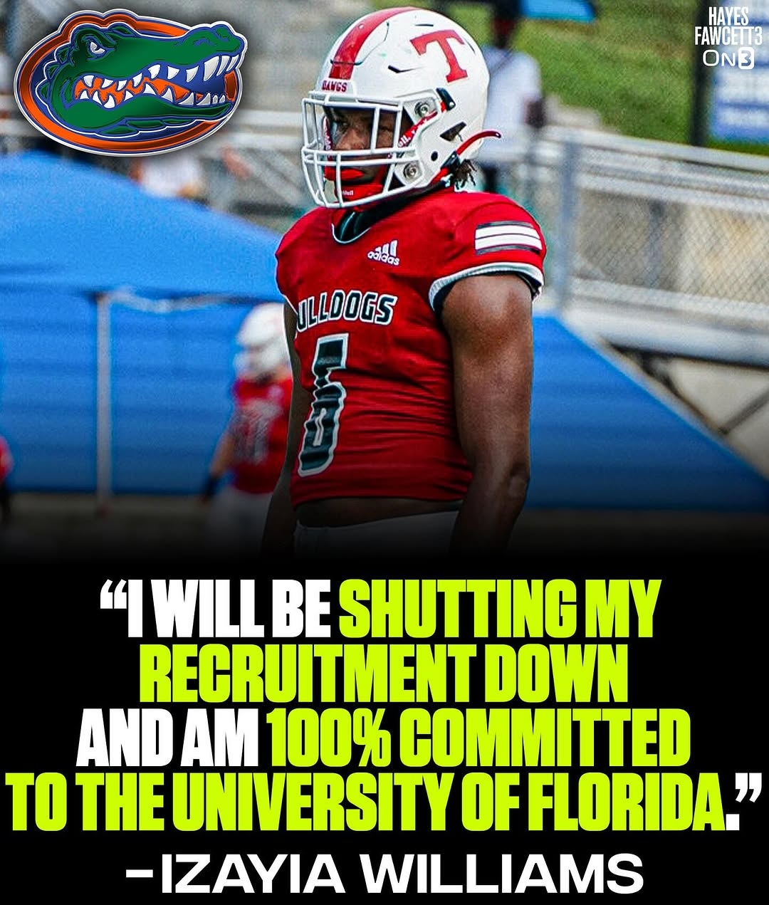 Breaking News: Izayia Williams Stuns Bulldogs, Cancels Recruitment, and Reverses Commitment to Florida Gators Due to…