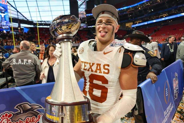 BREAKING NEWS – Austin, TX – In a stunning upset last night, Texas Longhorns football player Michael Taaffe etched his name into the history books, becoming the first Longhorn ever to win the prestigious  Player…..